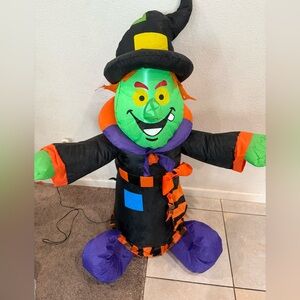 VINTAGE‎ WITCH inflatable Halloween